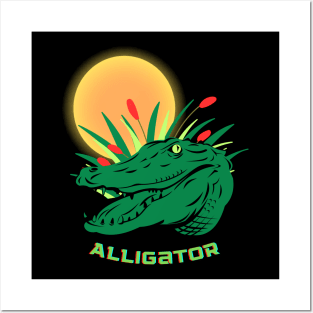 Alligator Posters and Art